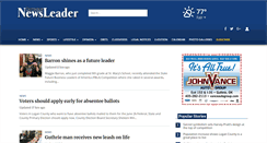 Desktop Screenshot of guthrienewsleader.net